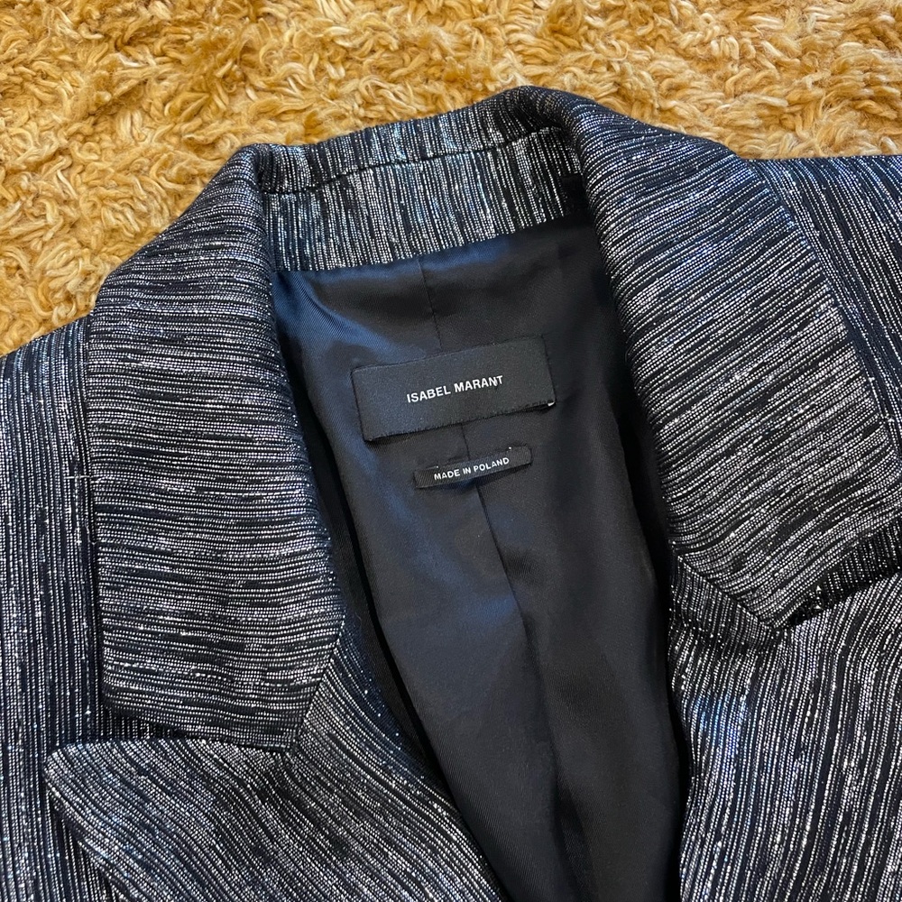Double Breasted Metallic Isabel Marant Blazer - Picture 3 of 7